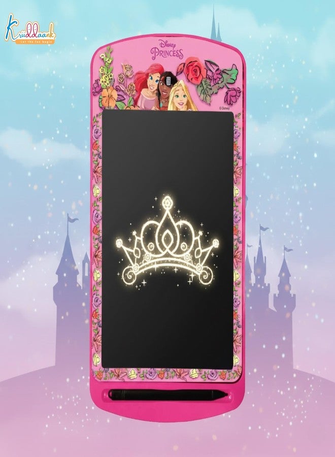 Kriiddaank لوحة الرسم الإلكترونية Kriiddaank Princess LCD، مقاس 10.5 بوصة، لوحة LCD قابلة لإعادة الكتابة، لوحة سفر للأطفال الصغار، هدية عيد ميلاد للأعمار من 3 إلى 9 سنوات، ألوان مستوحاة من الأميرات - Image 3